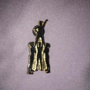 Varsity cheerleading trading pin